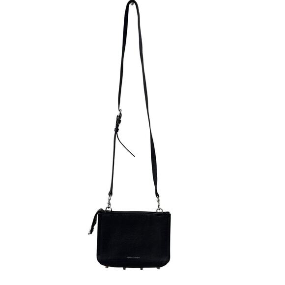 Rebecca Minkoff Regan Crossbody Bag in Pebbled Black Leather - Picture 4 of 8